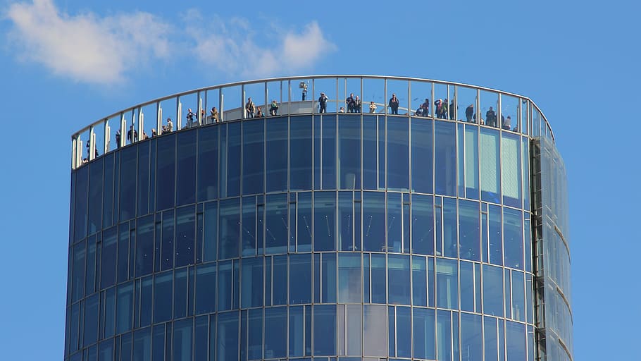 Kölntriangle, Skyscraper, View, Human, viewpoint, outlook HD wallpaper