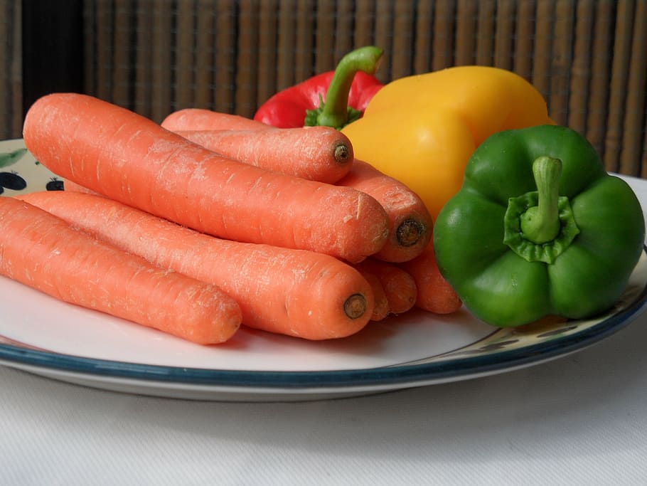 roots, peppers, vegetables, vegetable scale, food and drink HD wallpaper