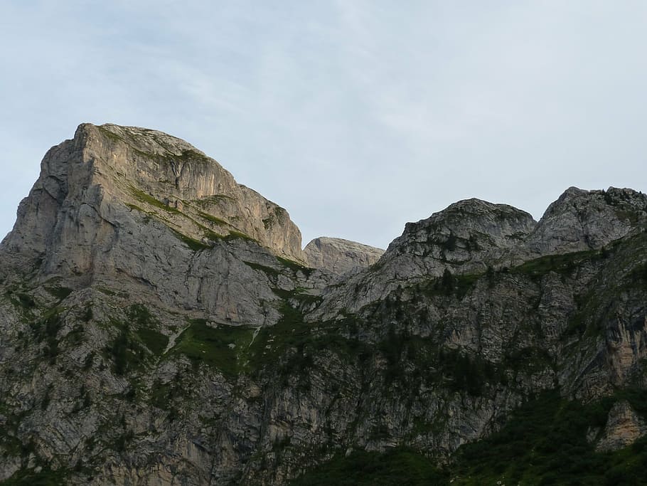 mountains, trueb, even, trist, mountain summit, summit cross HD wallpaper