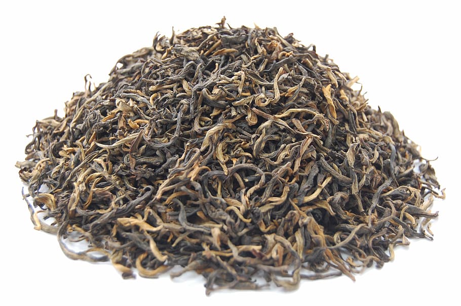 black tea, aroma, white background, studio shot, food and drink HD wallpaper