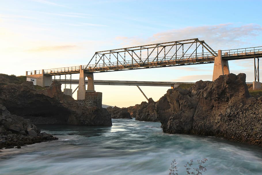 architecture, bridge, river, water, royalty  images, built structure HD wallpaper