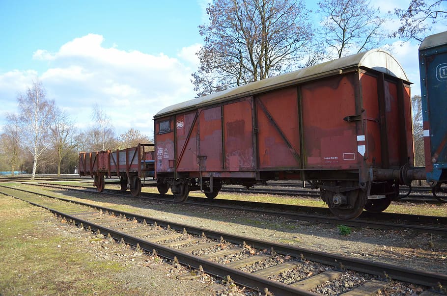 train, sidings, wagon, old, railroad Track, transportation HD wallpaper