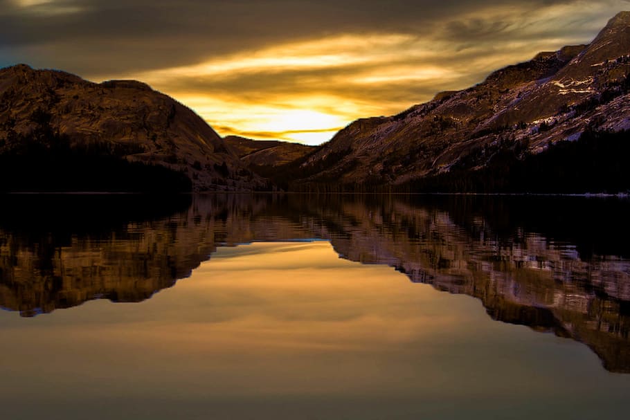 beautiful, scenery, clouds, nature, environment, sunset, light HD wallpaper