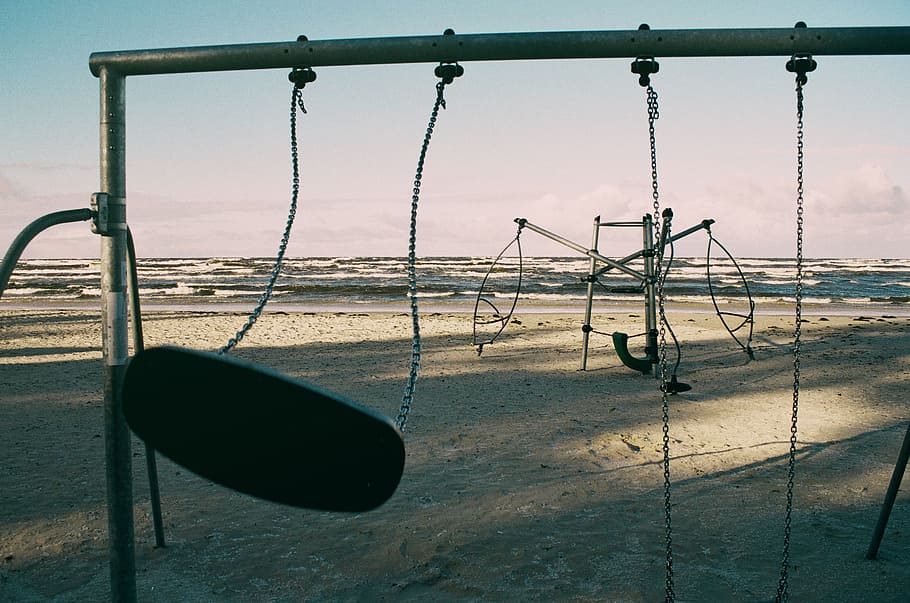Seaside Swings, architecture and Cityscape, objects, no People HD wallpaper