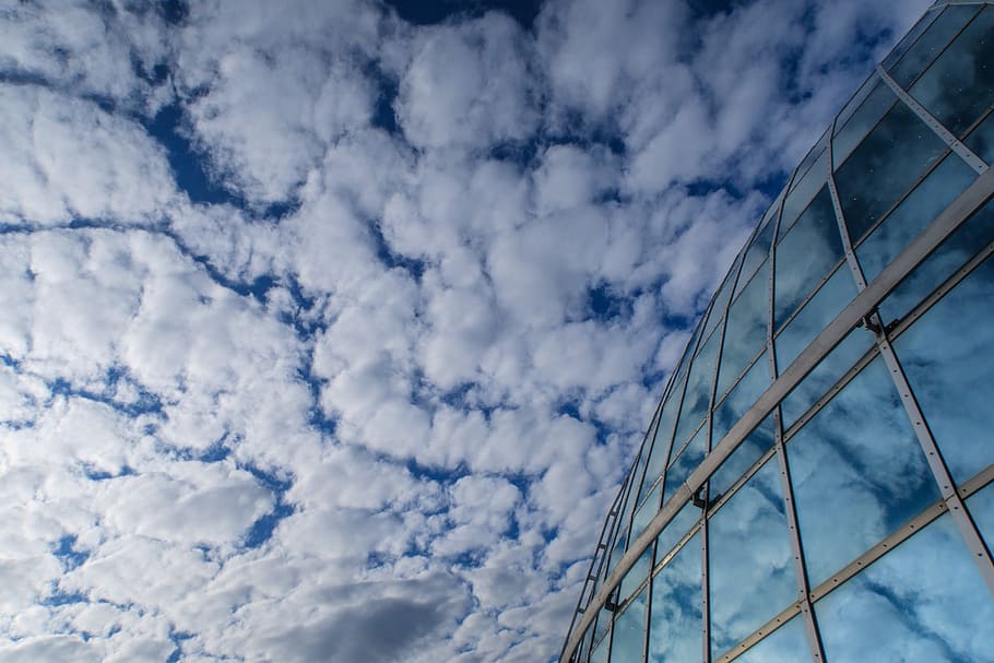 nature, background, sky, summer, clouds, blue sky, architecture HD wallpaper