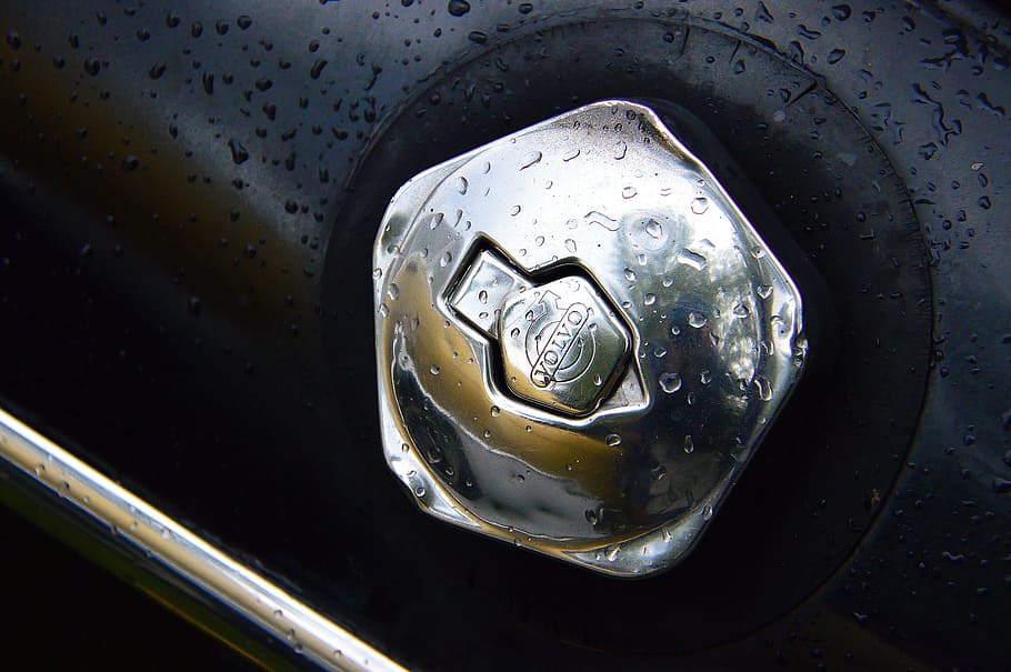 black, car, old, chrome, car locker, beauty, dark, metal, water HD wallpaper