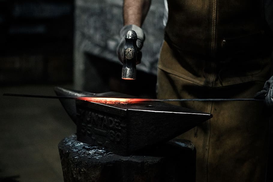 grinder, metalwork, dark, industry, people, burning, fire, heat - temperature HD wallpaper