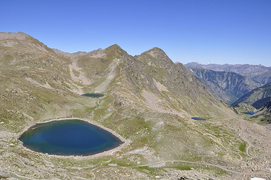 mountain, lake, landscape, excursion, scenics - nature, environment HD wallpaper