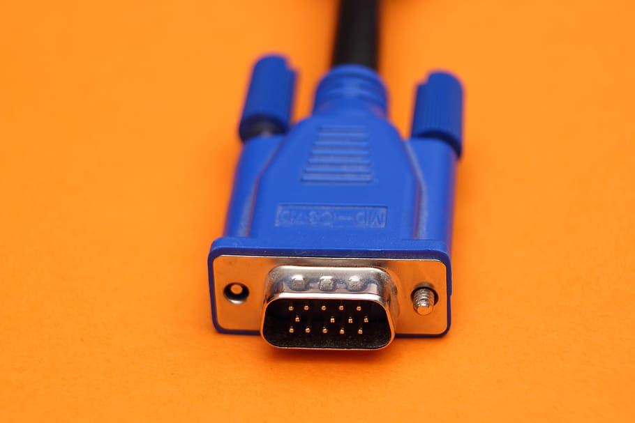 Pc, Plug, Connection, Peripheral, Vga, screen, hardware, edp HD wallpaper