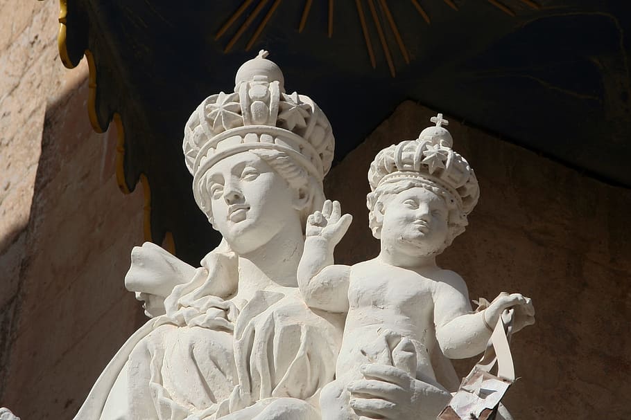 Malta, Mdina, Historically, statue, architecture, sculpture HD wallpaper