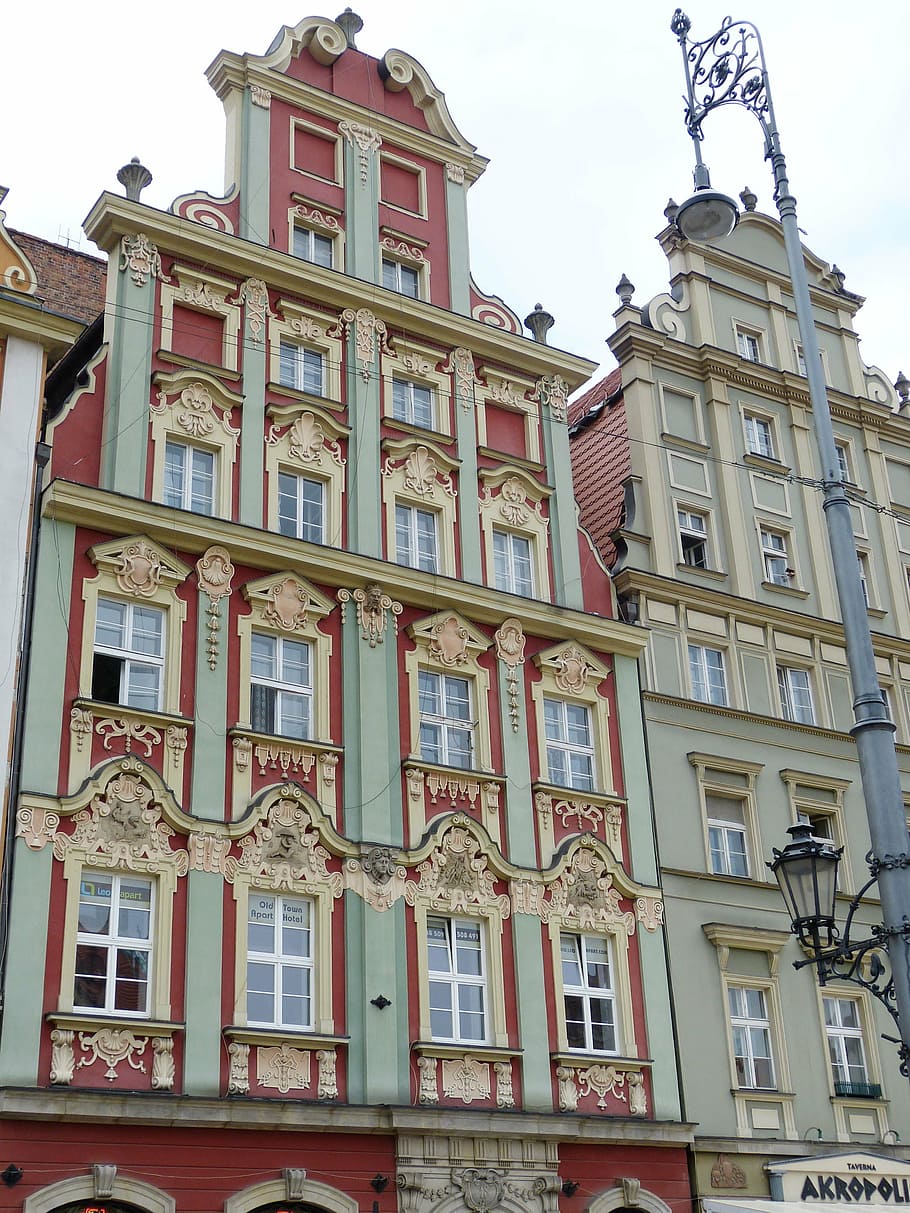 facade, monument, gable, stadtmitte, downtown, historic old town HD wallpaper