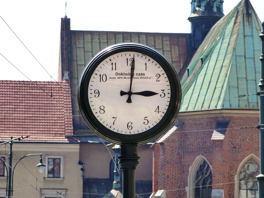 clock, the town clock, time, minute, second, watch, tips, hours HD wallpaper