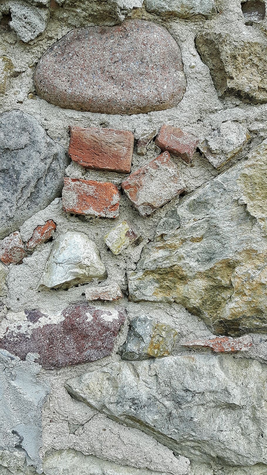 Wall, Stone, Bricks, Color, Texture, sassi, rocks, building, HD wallpaper