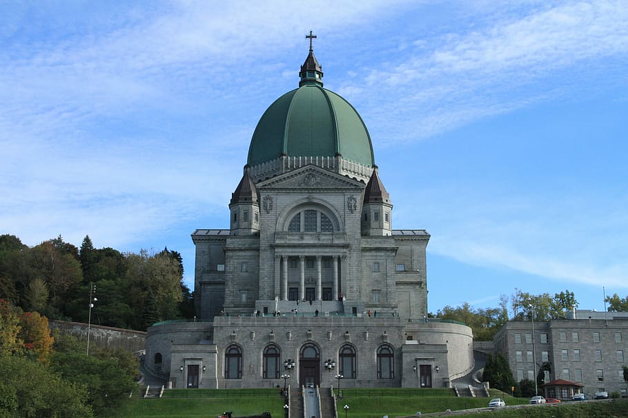 St Joseph Oratory Of Mount-Royal, Québec, montréal, dome, architecture, HD wallpaper