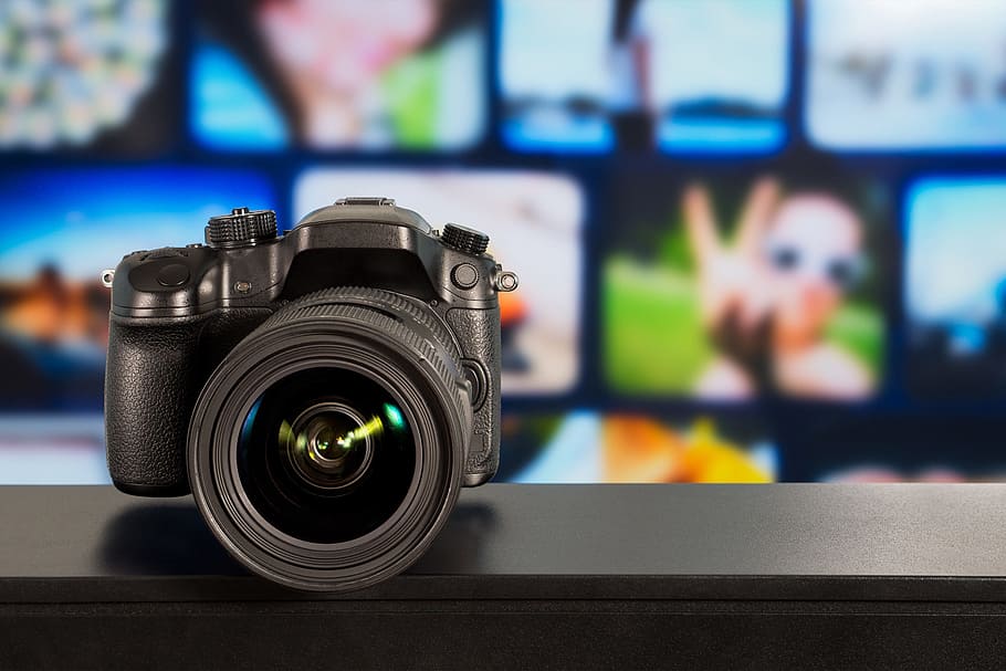 DSLR camera and lens, technology, camera - Photographic Equipment HD wallpaper