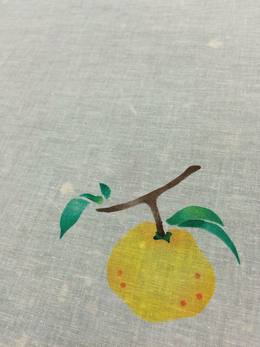 japan, silk, print, green color, no people, fruit, food and drink HD wallpaper