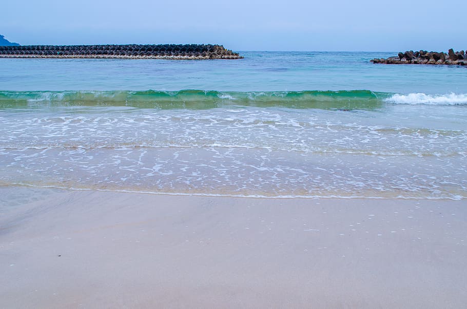 waters, sea, beach, coast, journey, summer, vacation, wave HD wallpaper