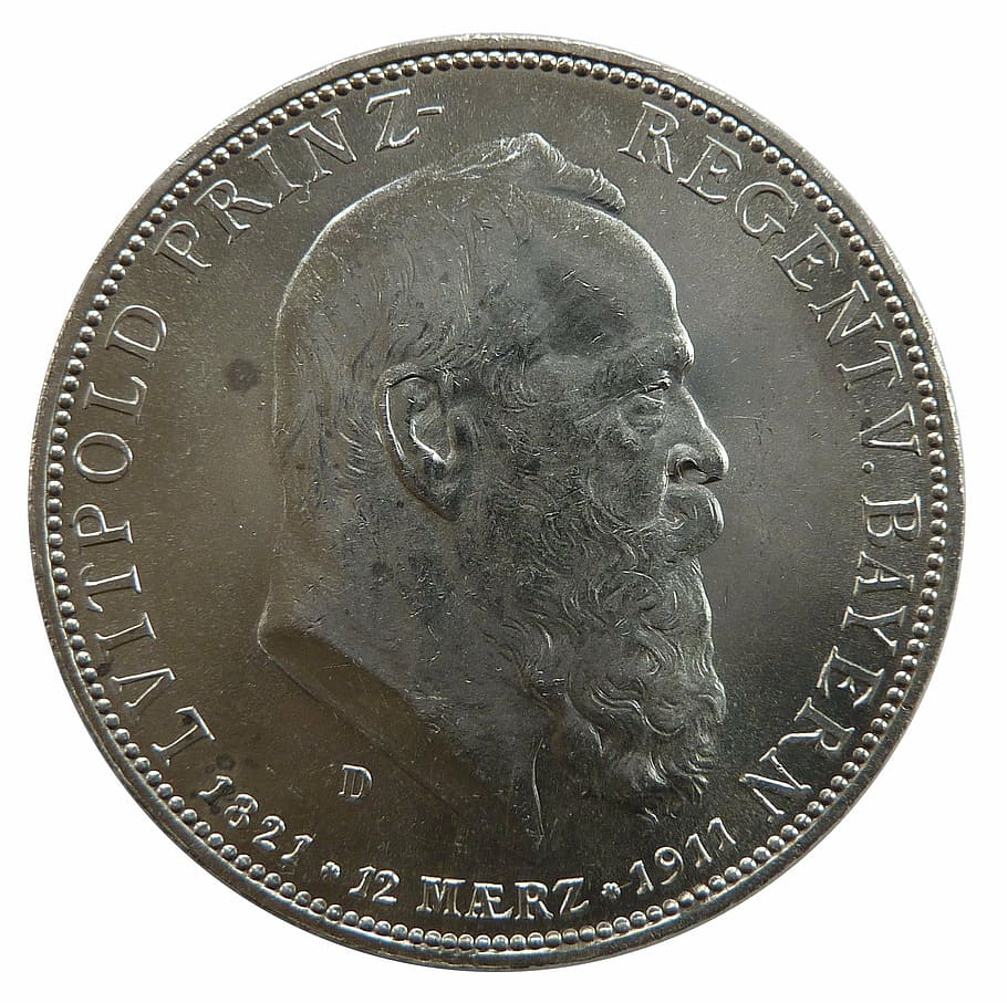 mark, bavaria, luitpold, coin, currency, numismatics, commemorative HD wallpaper