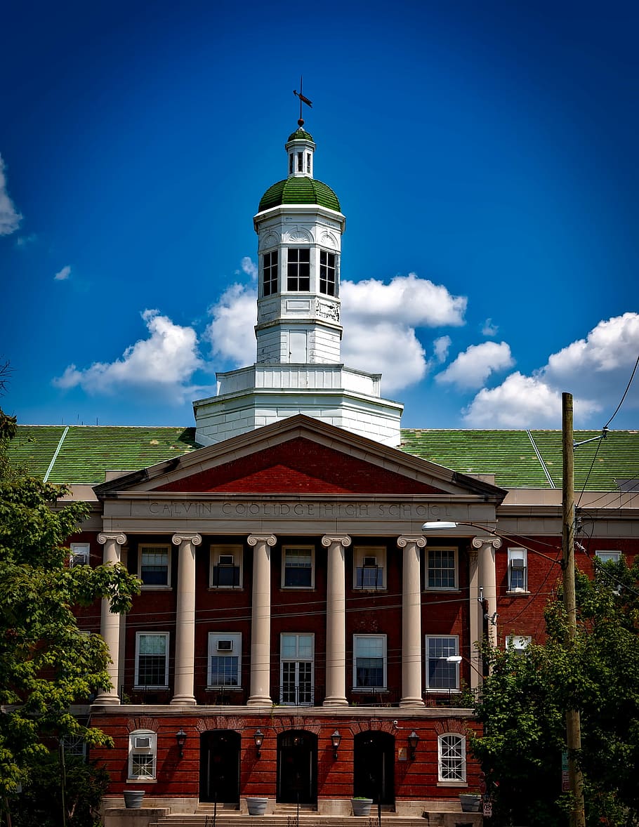 white and re wall paint church, howard university, library HD wallpaper