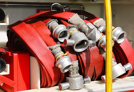 fire, hose, coupling, emergency, safety, water, equipment, rescue HD wallpaper