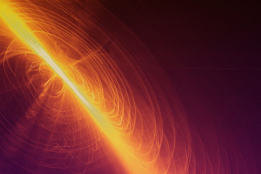 time-lapse photography of yellow light, background, abstract HD wallpaper