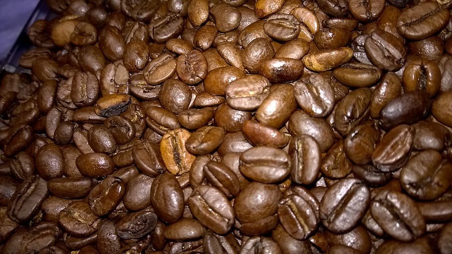coffee, bean, coffee beans, cafe, brown, aroma, roasting, food HD wallpaper