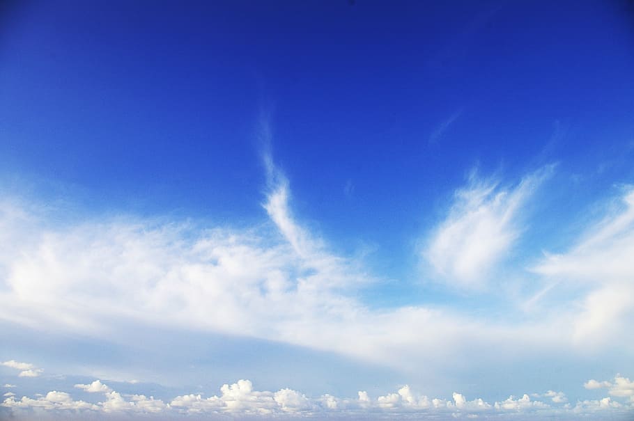 sky, cloud, sun, cloud - sky, blue, cloudscape, backgrounds HD wallpaper