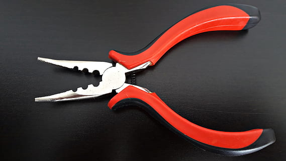 tool, scissors, pincers, work, combination pliers, tools, studio shot HD wallpaper