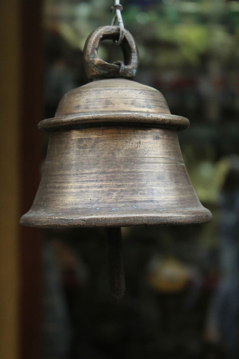 Bell, Hanging, Sound, Ring, Metal, Old, ancient, antique, focus on foreground HD wallpaper