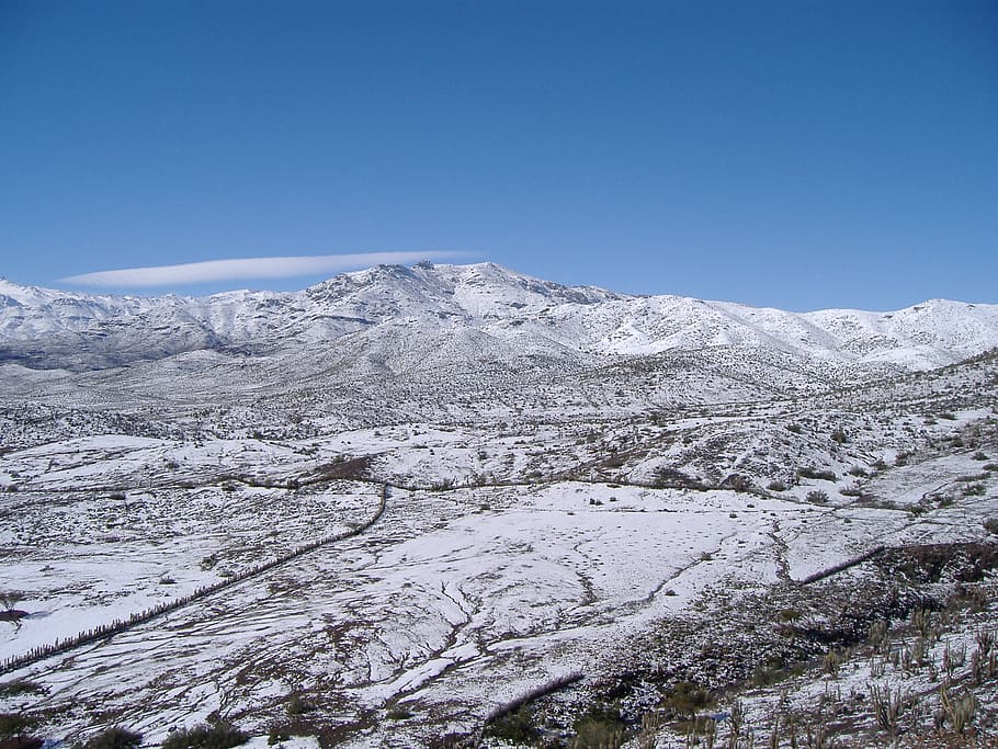 mountain, andes, chile, snow, combarbala, landscape, cold temperature HD wallpaper
