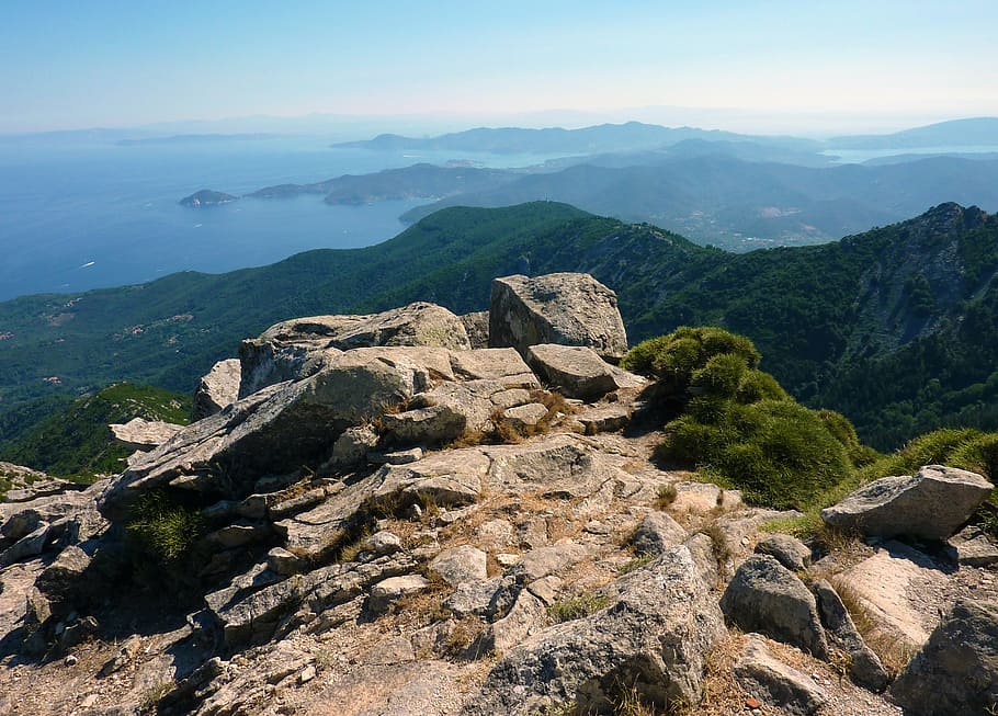 view, distant, landscape, distant view, wide, viewpoint, horizon HD wallpaper