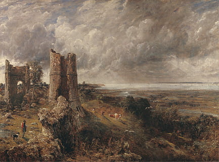 John Constable, Landscape, Art, Artistic, painting, oil on canvas HD wallpaper