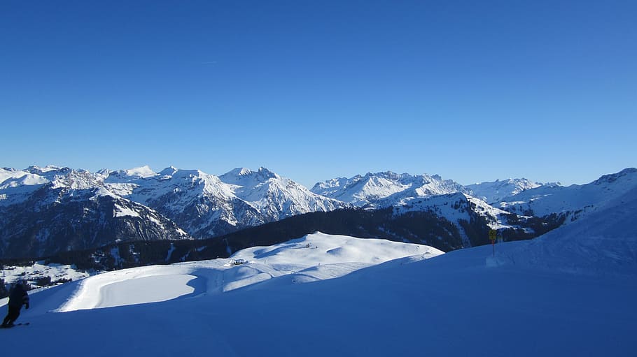 mountains, alpine, snow, cold temperature, winter, scenics - nature HD wallpaper