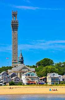 pilgrim monument, cape cod, ma, sky, travel, massachusetts HD wallpaper