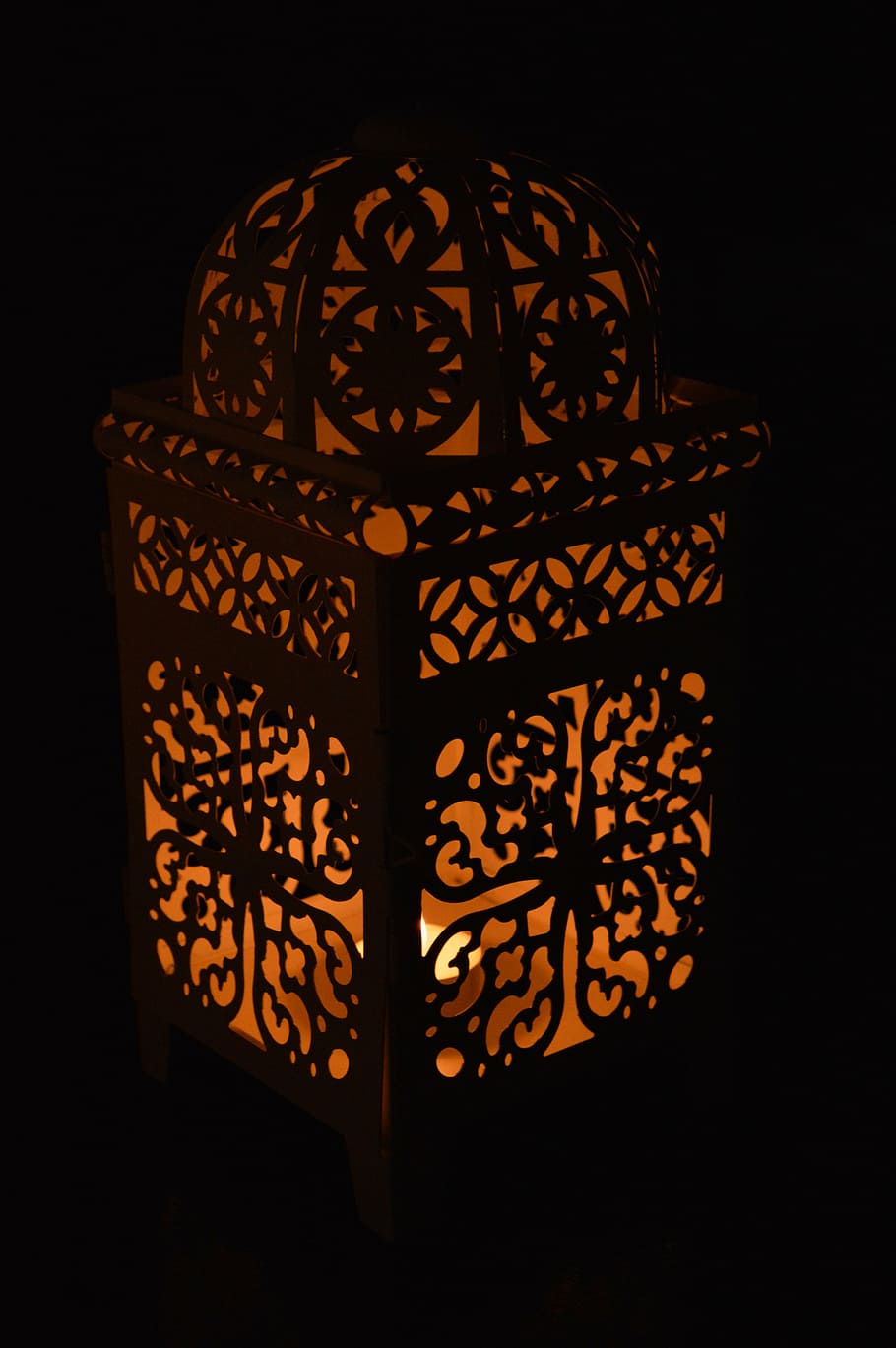 candle, lamp, shadow, indoors, no people, pattern, art and craft HD wallpaper