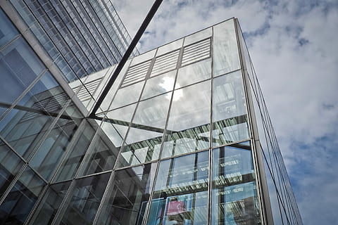 clear glass building, Architecture, Facade, Office Building HD wallpaper