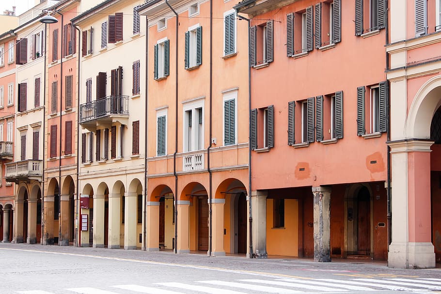 bologna, italy, buildings, italian, city, architecture, street, HD wallpaper
