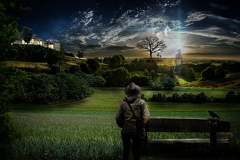 longing, memory, home, mystical, alone, composing, miss, lonely HD wallpaper