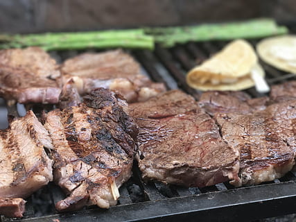 grill, meat, roast, grilled beef, monterrey, barbecue, food and drink HD wallpaper