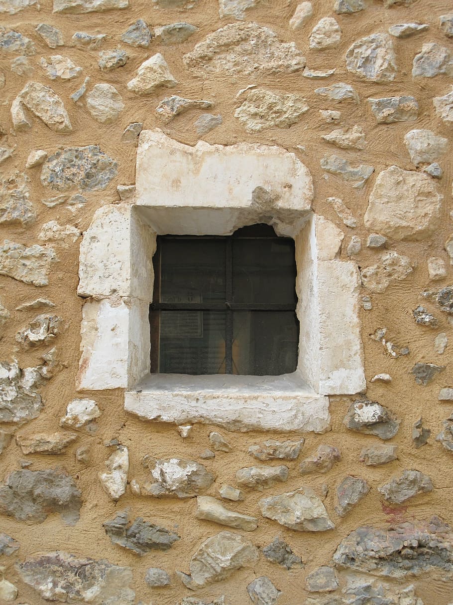 stone house, window, facade, old, wall, old window, architecture HD wallpaper