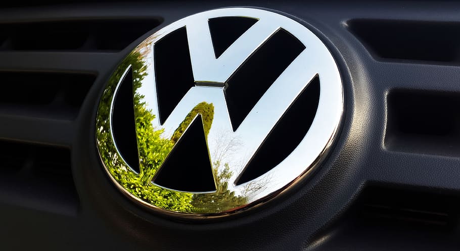 HD wallpaper: Volkswagen logo emblem