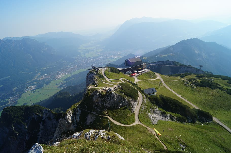 mountain, easter fields, garmisch, scenics - nature, beauty in nature HD wallpaper