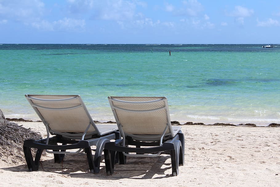 punta cana, beach, travel, dominican, ocean, summer, sea, paradise, HD wallpaper