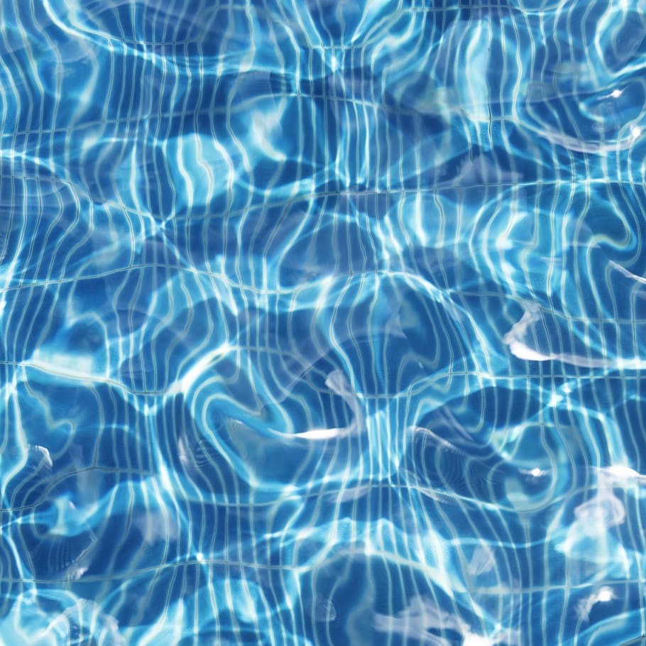 top view photography of blue water pool, pattern, abstract, desktop, HD wallpaper