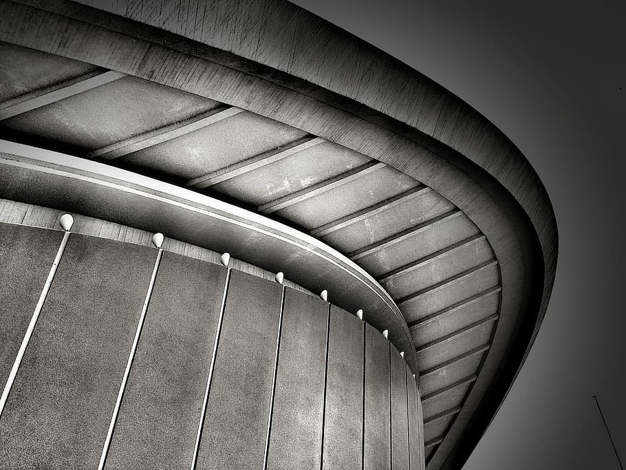 gray and white wave wallpaper, Berlin, Structures, Government District HD wallpaper