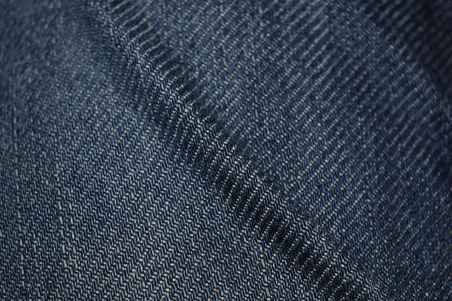 Texture, Blue, Lines, Stripes, jean, clothing, wrinkle, relief HD wallpaper