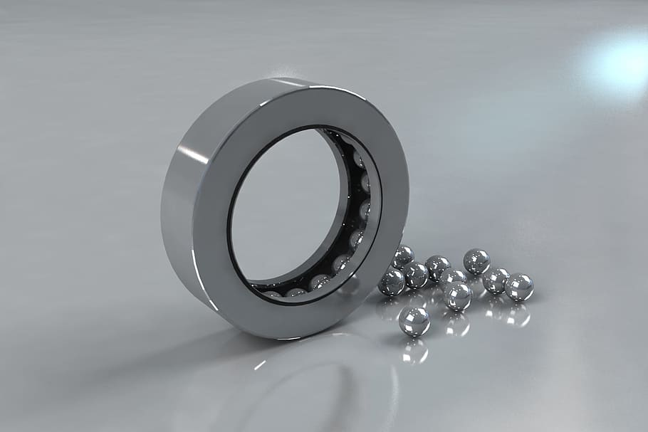 bushing, bright, round, steel, close-up, indoors, geometric shape HD wallpaper