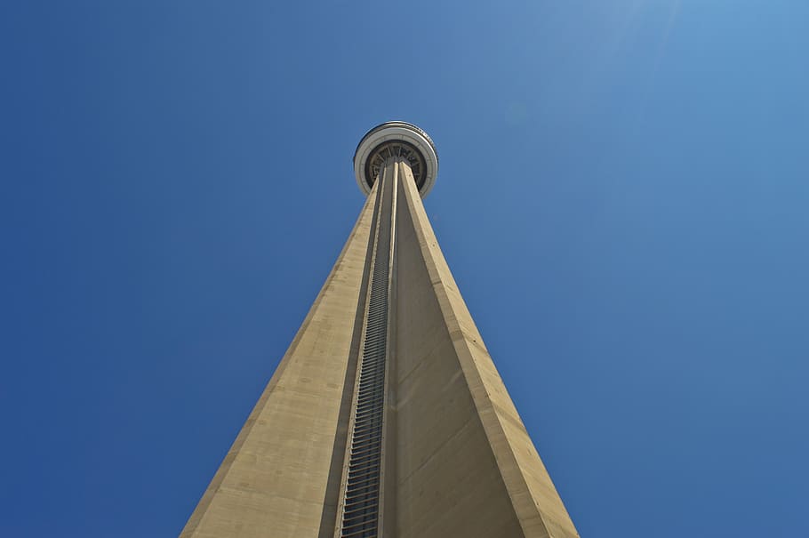 building, observation tower, perspective, architecture, low angle view HD wallpaper