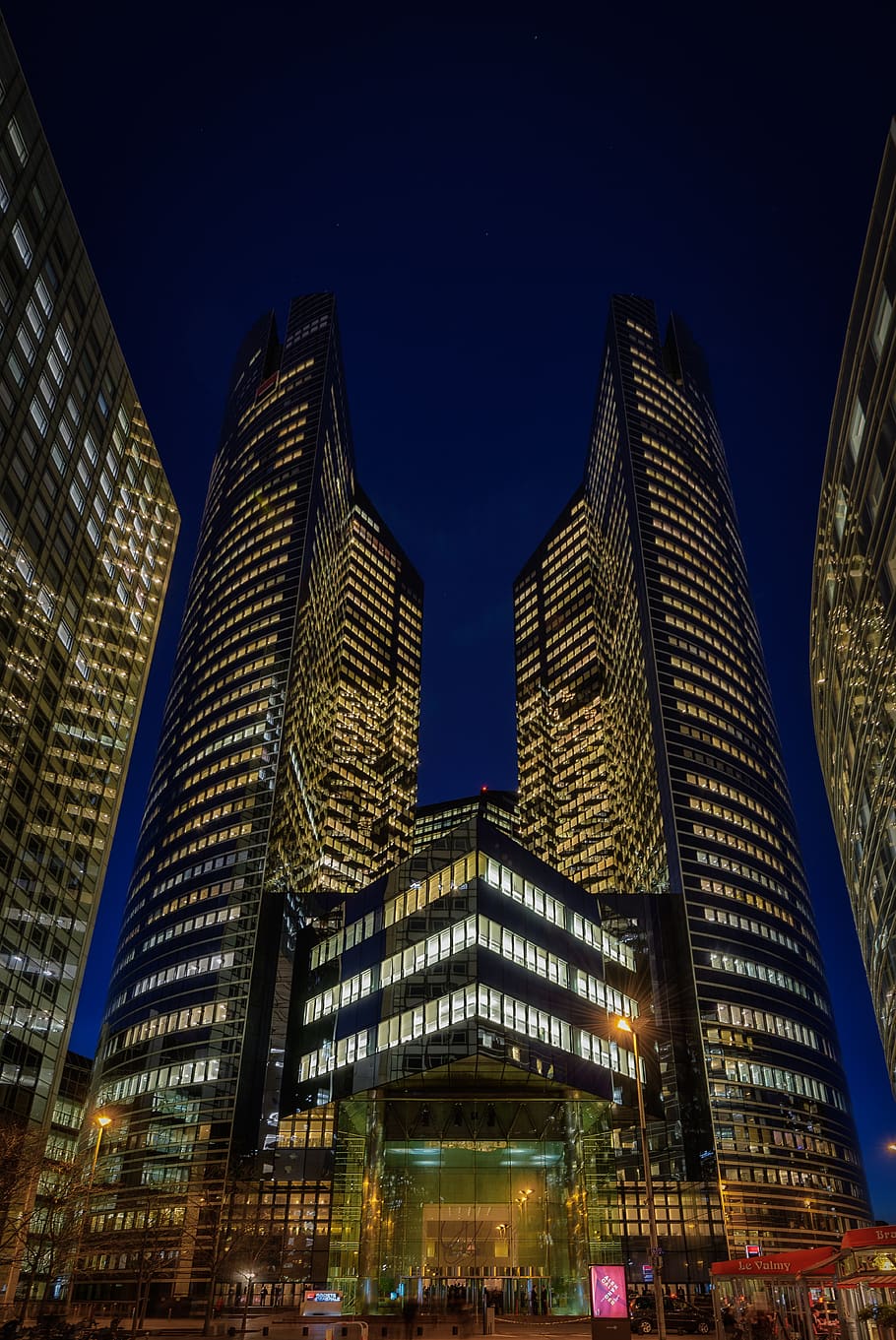 skyscraper, architecture, city, building exterior, built structure HD wallpaper
