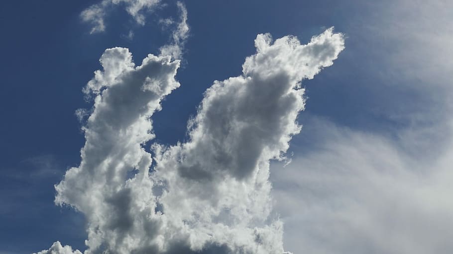 sky, nature, weather, high, air, cloud, schönwetter, climate HD wallpaper